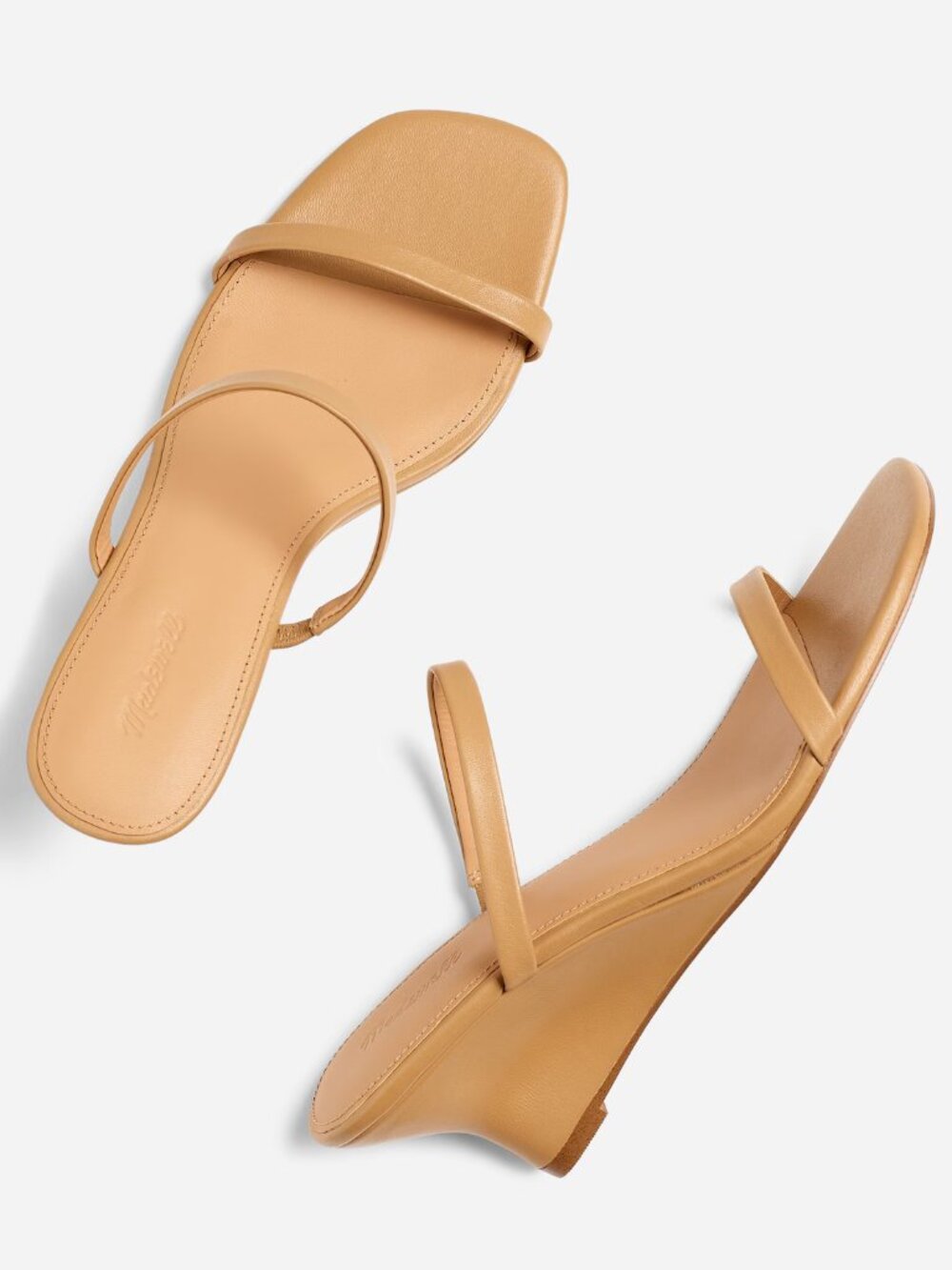 NWT Madewell Leather Wedge Sandal – Size